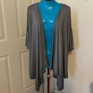 Sophie Max Boho Short Bell Sleeve Cardigan Women Size M